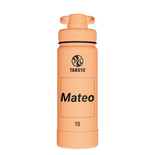 Actives Water Bottle With Spout Lid - customized