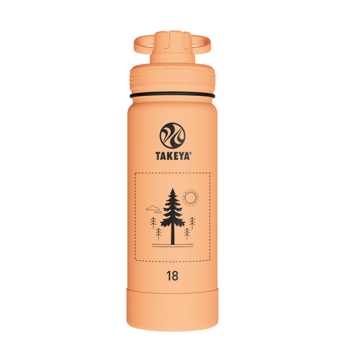 Actives Water Bottle With Spout Lid - customized