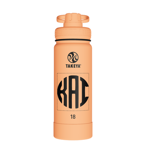 Actives Water Bottle With Spout Lid - customized