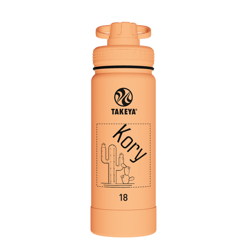 Actives Water Bottle With Spout Lid - customized