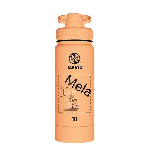 Actives Water Bottle With Spout Lid - customized