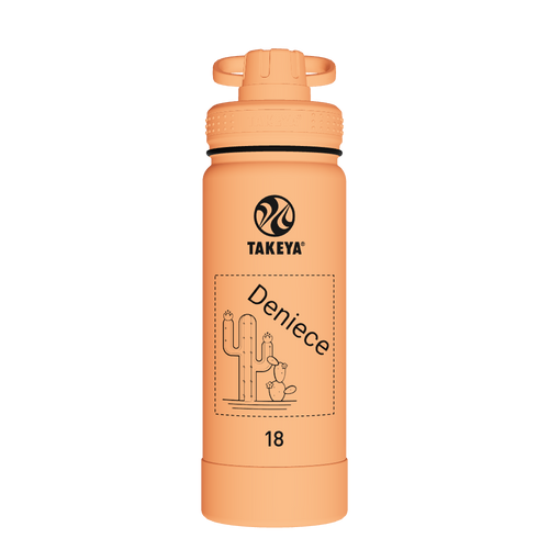 Actives Water Bottle With Spout Lid - customized