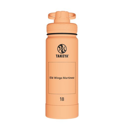 Actives Water Bottle With Spout Lid - customized
