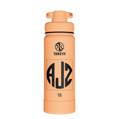 Actives Water Bottle With Spout Lid - customized