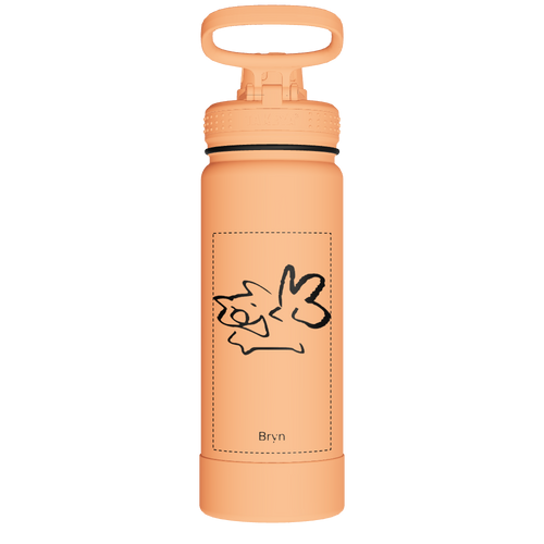 Actives Water Bottle With Spout Lid - customized