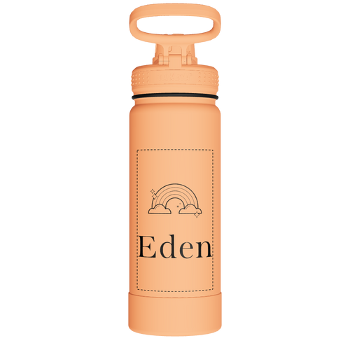 Actives Water Bottle With Spout Lid - customized