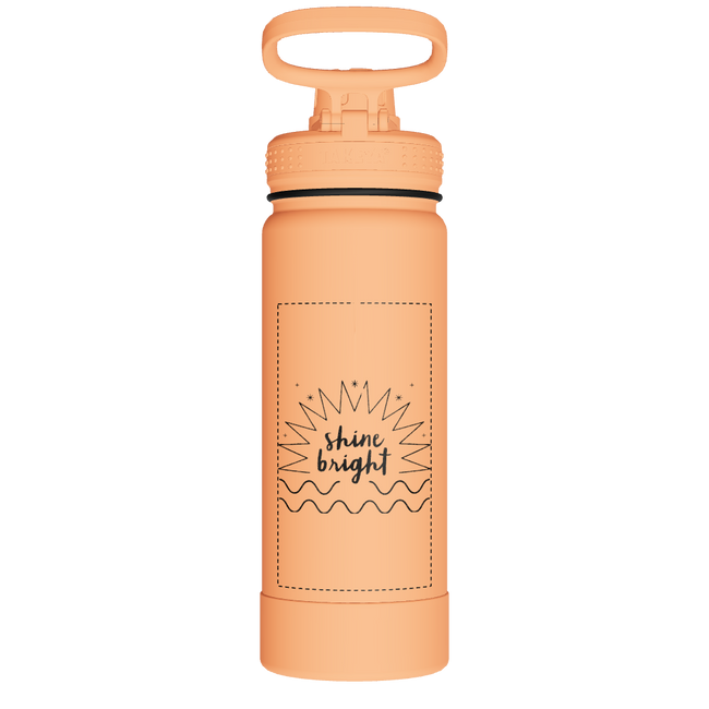 Actives Water Bottle With Spout Lid - customized