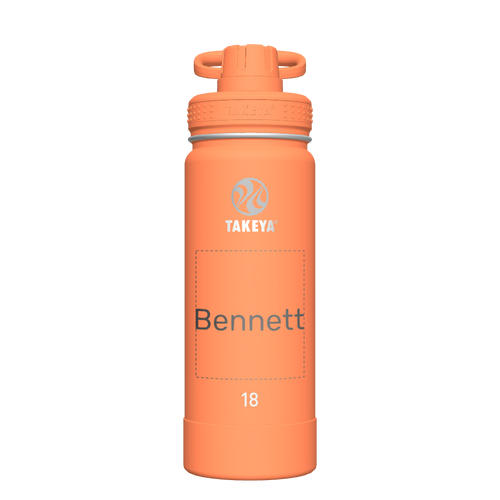 Actives Water Bottle With Spout Lid - customized