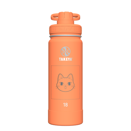 Actives Water Bottle With Spout Lid - customized