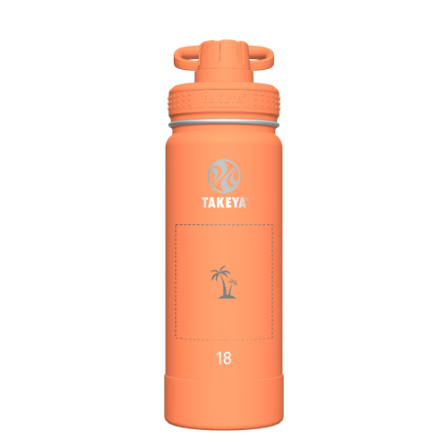 Actives Water Bottle With Spout Lid - customized