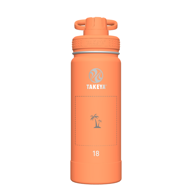 Actives Water Bottle With Spout Lid - customized