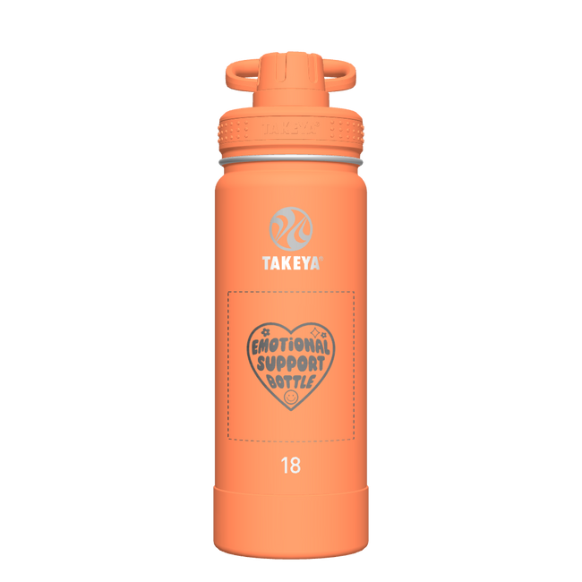 Actives Water Bottle With Spout Lid - customized