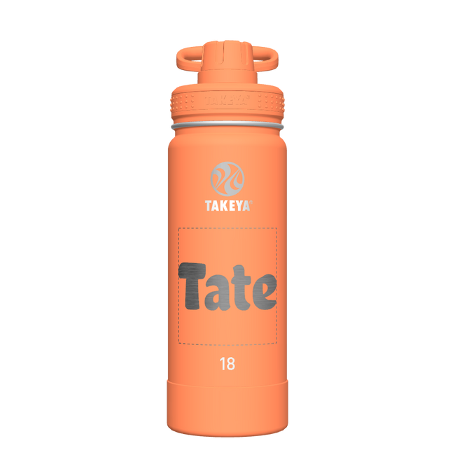 Actives Water Bottle With Spout Lid - customized