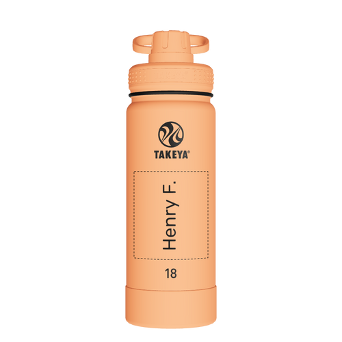 Actives Water Bottle With Spout Lid - customized