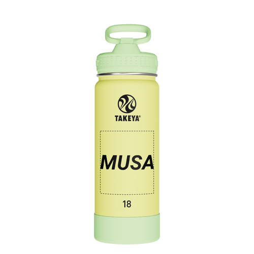 Actives Kids Glow In The Dark Water Bottle With Straw Lid - customized