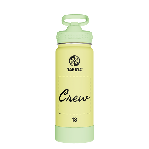 Actives Kids Glow In The Dark Water Bottle With Straw Lid - customized