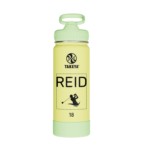 Actives Kids Glow In The Dark Water Bottle With Straw Lid - customized