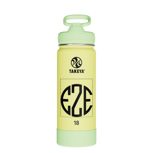 Actives Kids Glow In The Dark Water Bottle With Straw Lid - customized