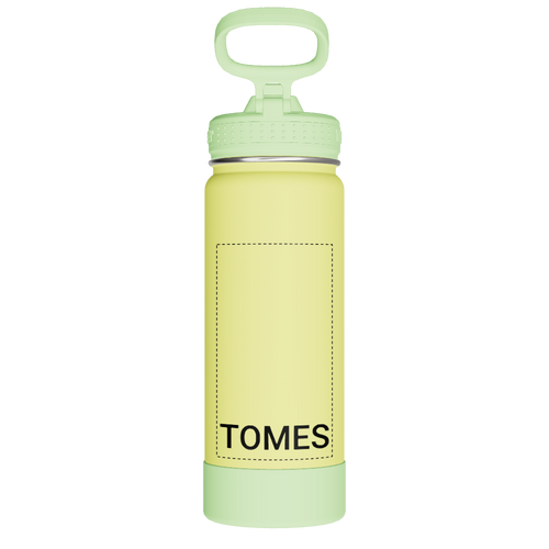 Actives Kids Glow In The Dark Water Bottle With Straw Lid - customized