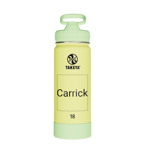 Actives Kids Glow In The Dark Water Bottle With Straw Lid - customized