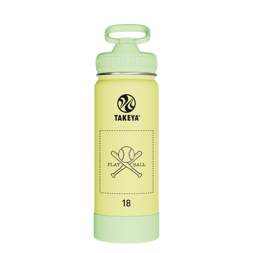 Actives Kids Glow In The Dark Water Bottle With Straw Lid - customized