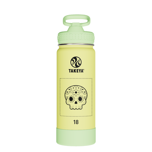 Actives Kids Glow In The Dark Water Bottle With Straw Lid - customized