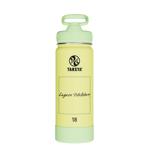 Actives Kids Glow In The Dark Water Bottle With Straw Lid - customized
