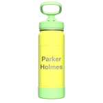 Actives Kids Glow In The Dark Water Bottle With Straw Lid - customized