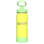Actives Kids Glow In The Dark Water Bottle With Straw Lid - customized