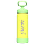Actives Kids Glow In The Dark Water Bottle With Straw Lid - customized