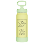Actives Kids Glow In The Dark Water Bottle With Straw Lid - customized