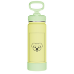 Actives Kids Glow In The Dark Water Bottle With Straw Lid - customized