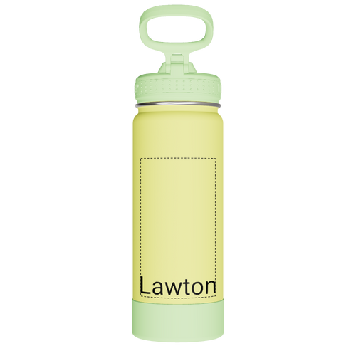 Actives Kids Glow In The Dark Water Bottle With Straw Lid - customized