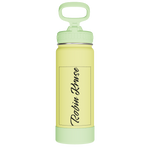 Actives Kids Glow In The Dark Water Bottle With Straw Lid - customized