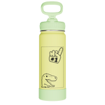 Actives Kids Glow In The Dark Water Bottle With Straw Lid - customized