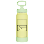 Actives Kids Glow In The Dark Water Bottle With Straw Lid - customized