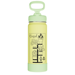 Actives Kids Glow In The Dark Water Bottle With Straw Lid - customized