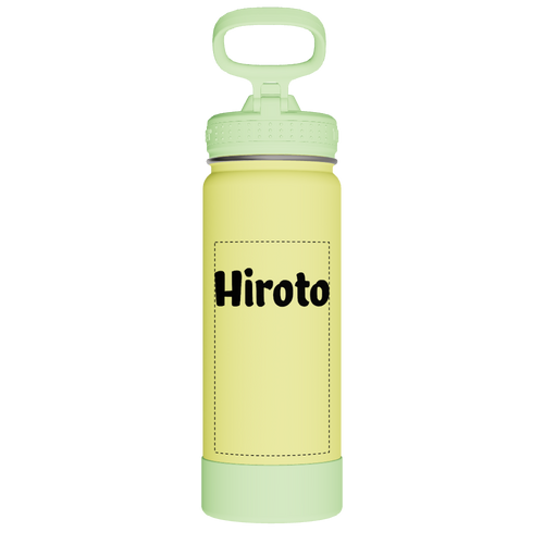 Actives Kids Glow In The Dark Water Bottle With Straw Lid - customized