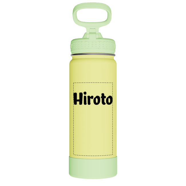 Actives Kids Glow In The Dark Water Bottle With Straw Lid - customized