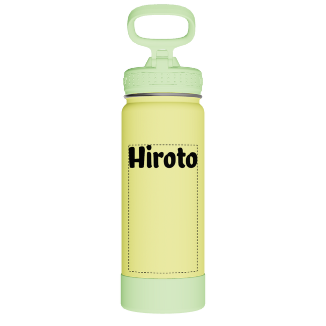 Actives Kids Glow In The Dark Water Bottle With Straw Lid - customized