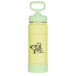 Actives Kids Glow In The Dark Water Bottle With Straw Lid - customized