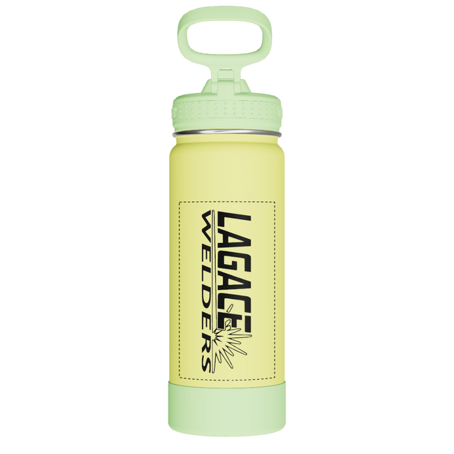 Actives Kids Glow In The Dark Water Bottle With Straw Lid - customized