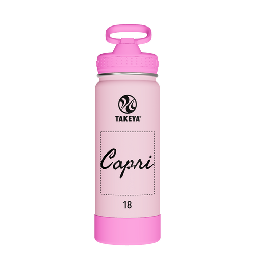 Actives Kids Glow In The Dark Water Bottle With Straw Lid - customized