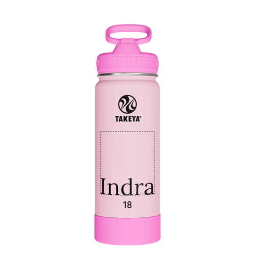 Actives Kids Glow In The Dark Water Bottle With Straw Lid - customized