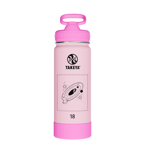 Actives Kids Glow In The Dark Water Bottle With Straw Lid - customized