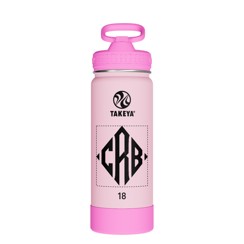 Actives Kids Glow In The Dark Water Bottle With Straw Lid - customized