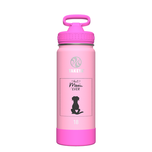 Actives Kids Glow In The Dark Water Bottle With Straw Lid - customized