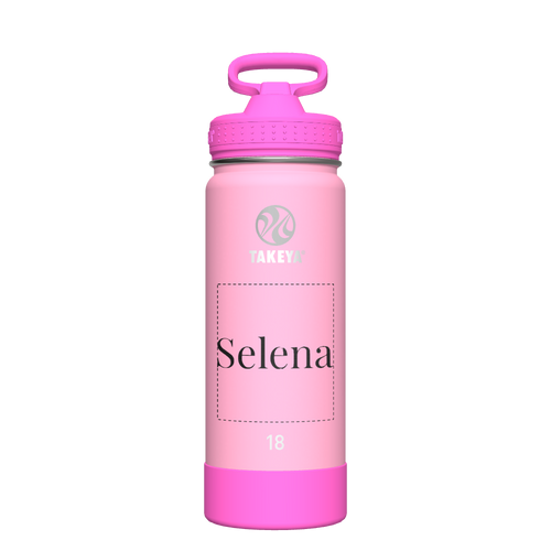 Actives Kids Glow In The Dark Water Bottle With Straw Lid - customized