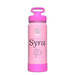 Actives Kids Glow In The Dark Water Bottle With Straw Lid - customized