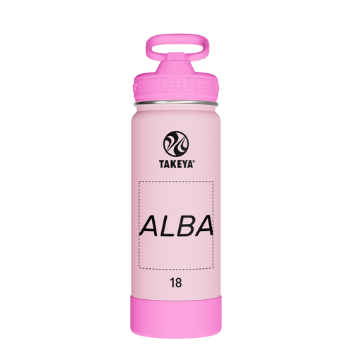 Actives Kids Glow In The Dark Water Bottle With Straw Lid - customized